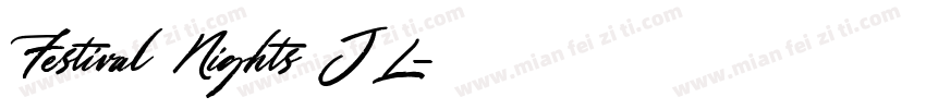 Festival Nights JL字体转换